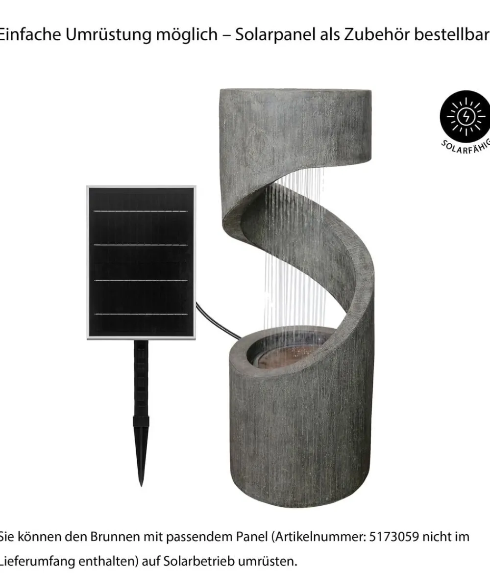 Dehner Gartenbrunnen > Polyresin-Gartenbrunnen Ronda, solarfähig, ca. H79,5 cm