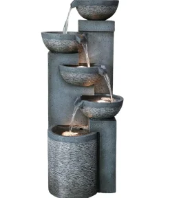 Dehner Gartenbrunnen > Polyresin-Gartenbrunnen Merkur, solarfähig, ca. H91 cm