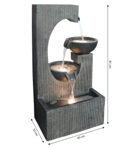 Dehner Polyresin-Gartenbrunnen Lorca, solarfähig, ca. H81 cm Online