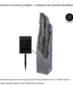 Dehner Gartenbrunnen - Polyresin-Gartenbrunnen Tubi, solarfähig, ca. H113 cm