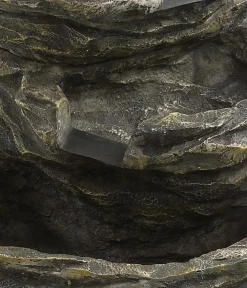 Dehner Gartenbrunnen - Polyresin-Gartenbrunnen Roccia, solarfähig, ca.H99 cm