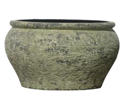 Dehner Polystone-Schale Atlantis, rund Grün Outlet