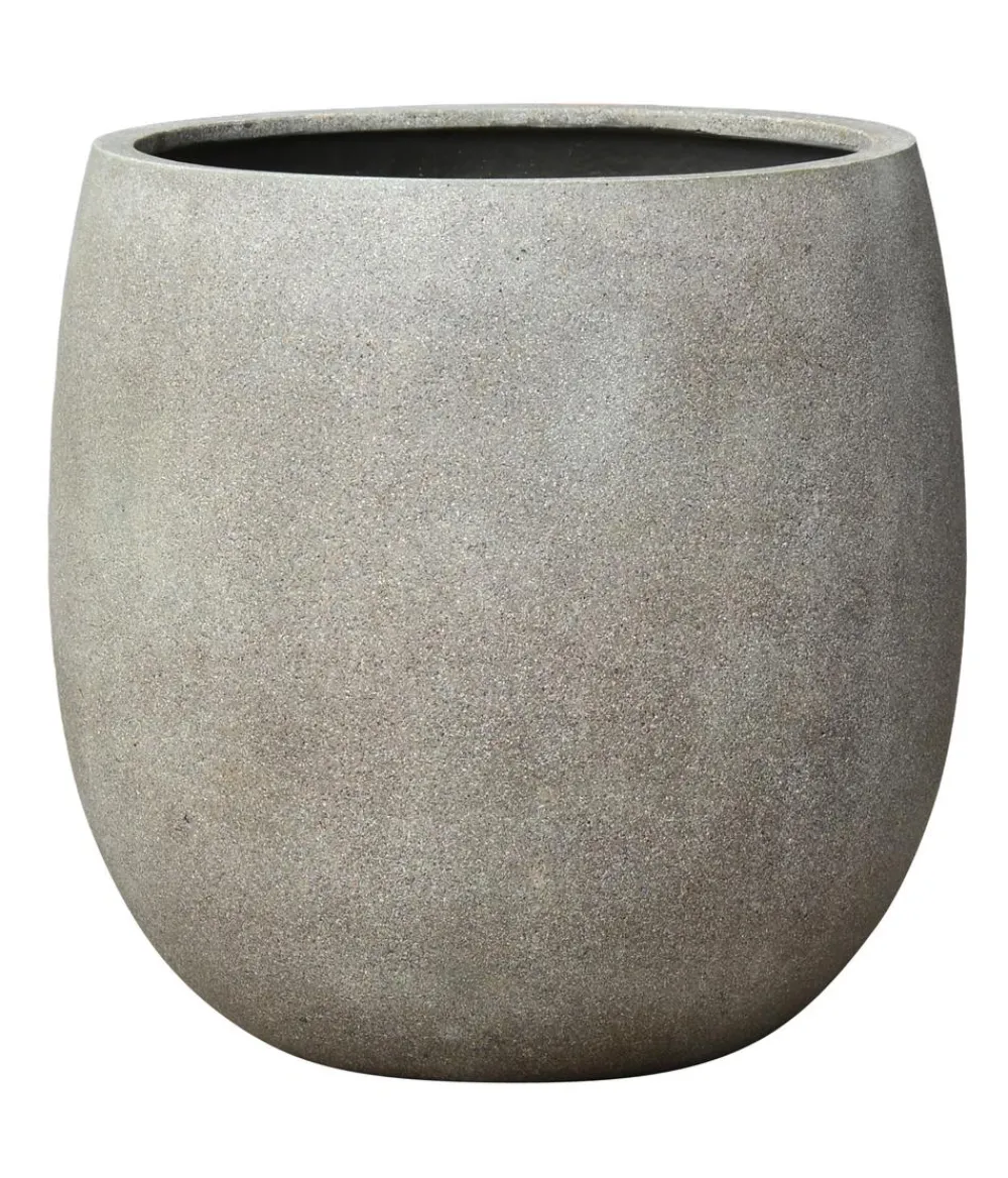 Dehner Polystone-Topf Balloon Grau Sale