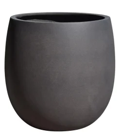 Dehner Blumentöpfe & Übertöpfe - Polystone-Topf Balloon Dunkelbraun