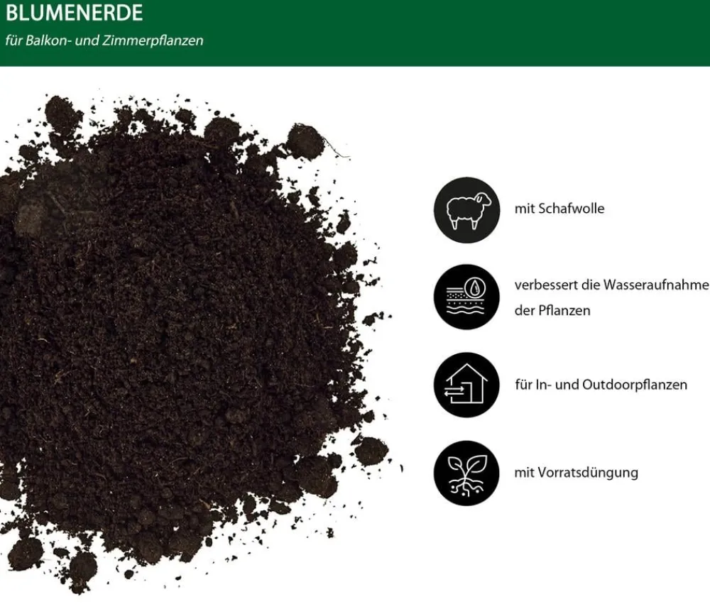 Dehner Premium Torf & Blähton|Blumenerde - Blumenerde