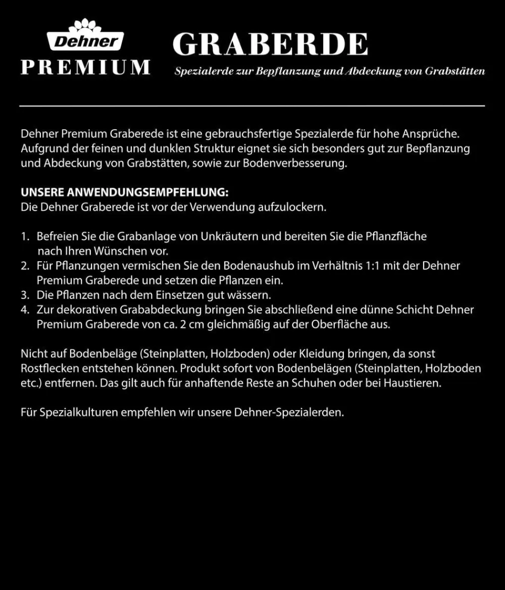 Dehner Torf & Blähton|Spezialerde > Premium Graberde, 20 l