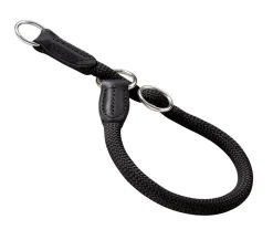 Dehner Premium Hundehalsbänder & Geschirre - Halsung Turmalin Schwarz