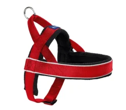 Dehner Premium Hundehalsbänder & Geschirre - Hundegechirr Rhodoith Rot