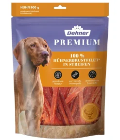 Dehner Premium Hundeleckerlies > Hundesnack Hühnerbrustfilet in Streifen