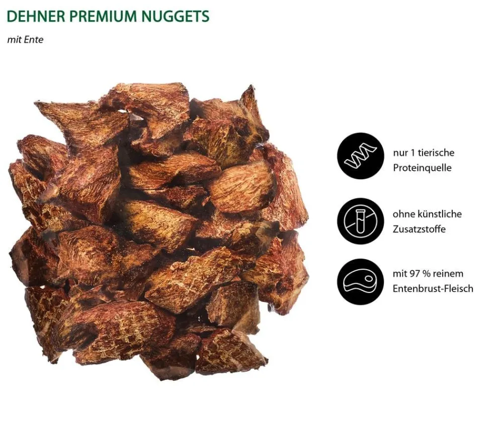 Dehner Premium Hundeleckerlies - Hundesnack Nuggets, 100 g