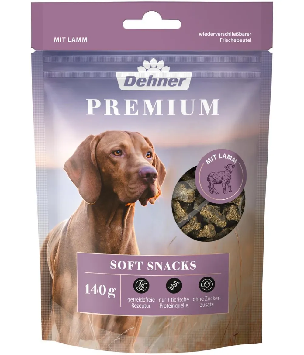 Dehner Premium Hundesnack Soft Snacks, 140 g Hot