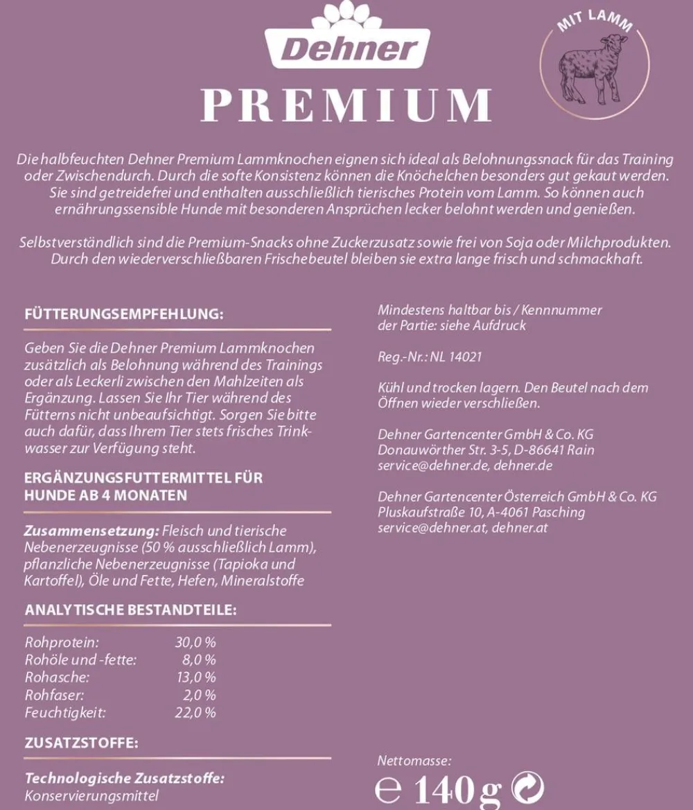 Dehner Premium Hundesnack Soft Snacks, 140 g Hot