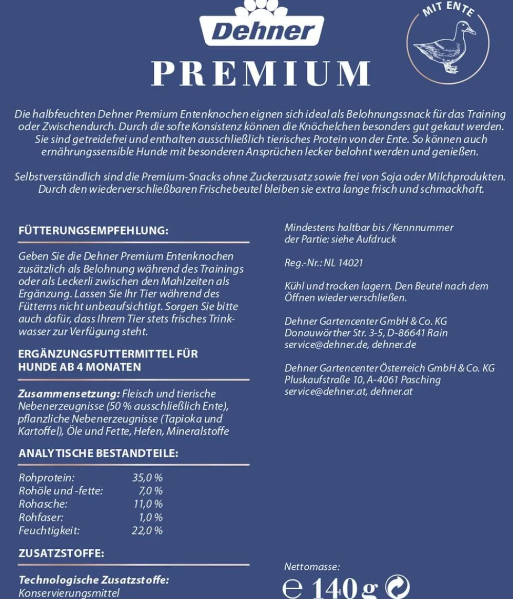 Dehner Premium Hundesnack Soft Snacks, 140 g New