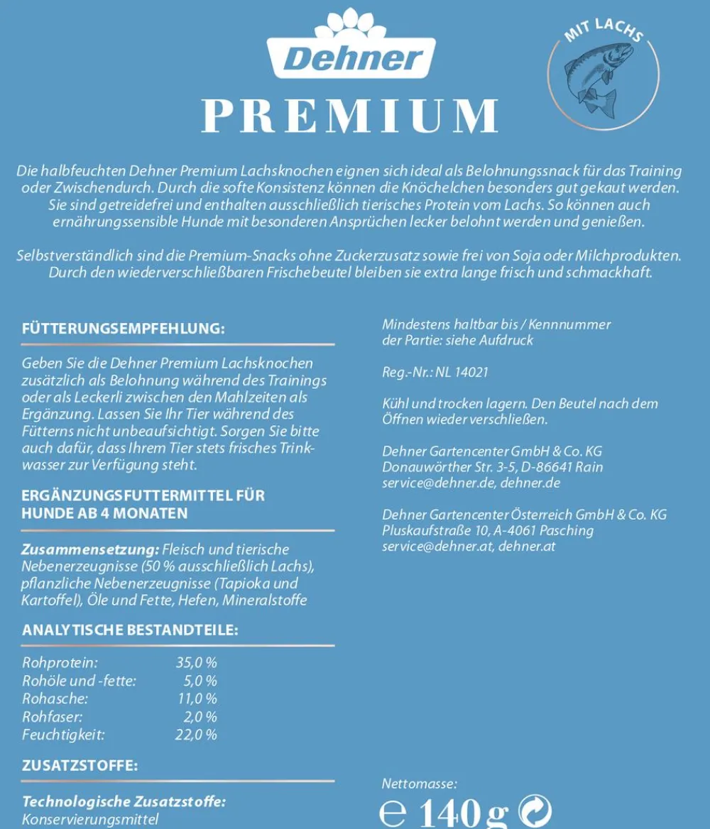Dehner Premium Hundeleckerlies - Hundesnack Soft Snacks, 140 g