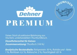 Dehner Premium Katzenleckerlies & Getränke > Katzensnack Fleischstreifen, Hähnchen, 45 g