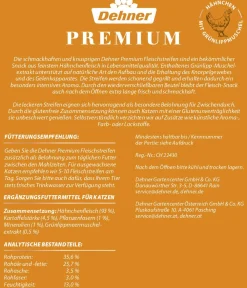 Dehner Premium Katzenleckerlies & Getränke > Katzensnack Fleischstreifen, Hähnchen, 45 g