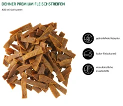 Dehner Premium Katzenleckerlies & Getränke > Katzensnack Fleischstreifen, Kalb, 45 g