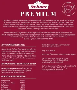 Dehner Premium Katzensnack Sticks, 50 g