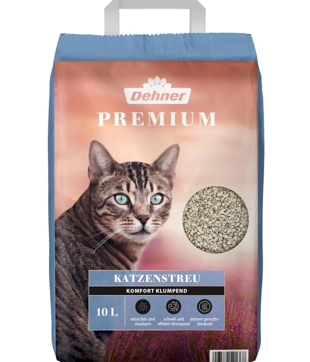 Dehner Premium Katzenstreu Komfort Klumpend, 3 x 10 l Online