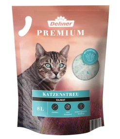 Dehner Premium Katzenstreu - Katzenstreu Silikat mit Aloe Vera