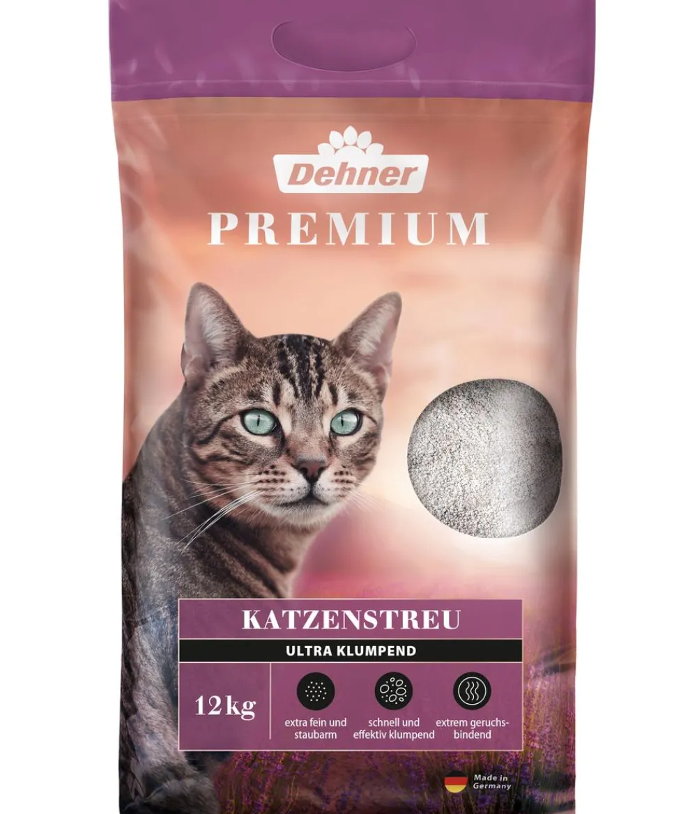 Dehner Premium Katzenstreu - Katzenstreu Ultra, klumpend