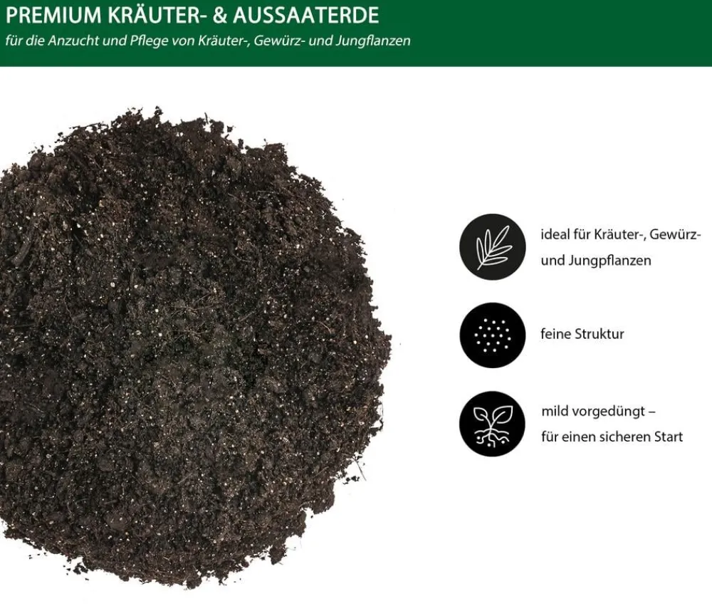 Dehner Spezialerde > Premium Kräuter- & Aussaaterde
