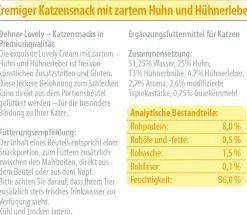 Dehner Premium Lovely Katzenleckerlies & Getränke > Katzensnack Mein Genießer, 12 x 6 x 14 g