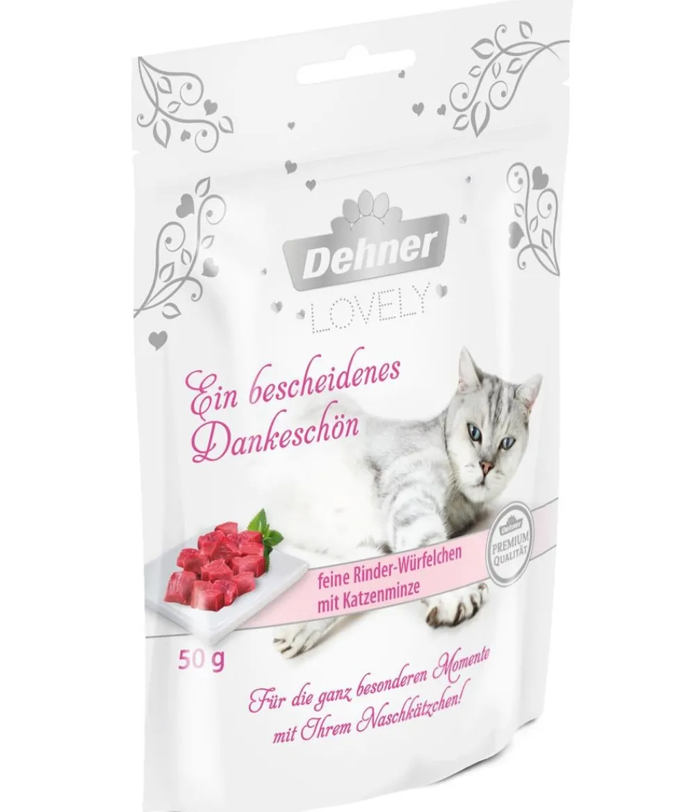 Dehner Premium Lovely Katzenleckerlies & Getränke > Katzensnack Ein bescheidenes Dankeschön, 12 x 50 g