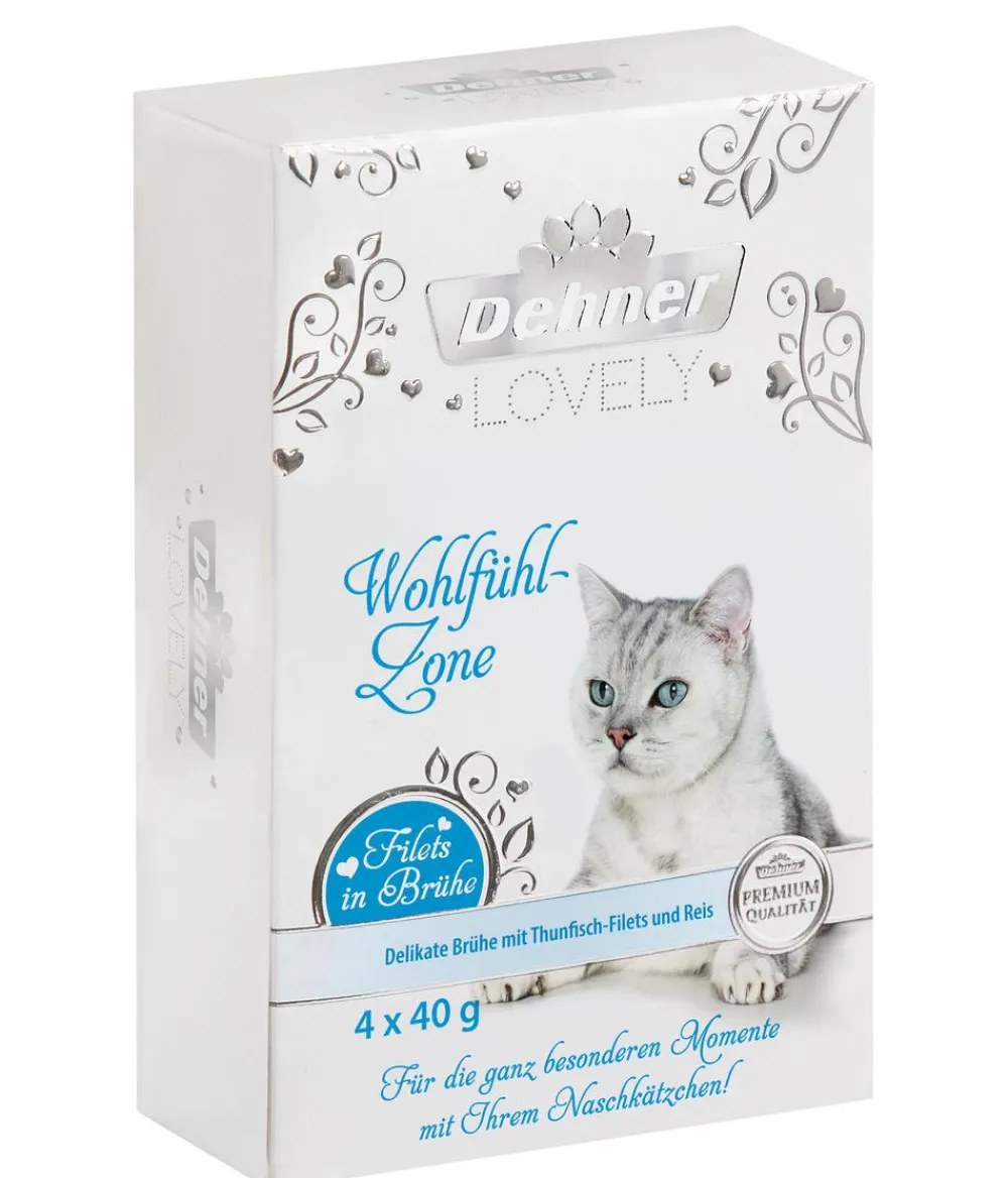 Dehner Premium Lovely Katzenleckerlies & Getränke - Katzensnack Cream Mein Schmauser, 12 x 6 x 14 g