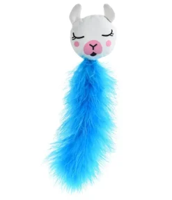 Dehner Premium Lovely Katzenspielzeug - Katzenspielzeug Set Lama Karl + Spielangeln Angelspaß