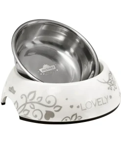 Dehner Premium Lovely Melaminnapf, 160 ml Weiß Sale