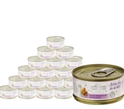 Dehner Premium Lovely Nassfutter Katze - Nassfutter für Katzen Schön, dass du da bist!, 24 x 70 g