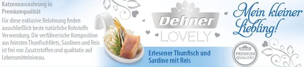 Dehner Premium Lovely Nassfutter für Katzen Mein kleiner Liebling!, 24 x 70 g Best