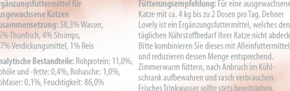 Dehner Premium Lovely Nassfutter Katze - Nassfutter für Katzen Darf ich dich streicheln?, 24 x 80 g
