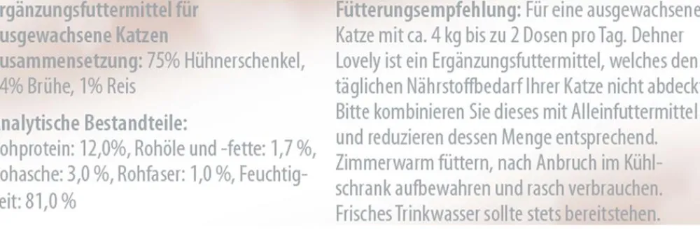 Dehner Premium Lovely Nassfutter Katze - Nassfutter für Katzen Nur für dich!, 24 x 70 g