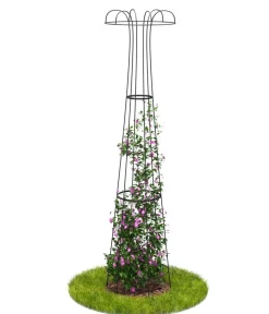 Dehner Premium Metall-Obelisk Maxima, Schwarz Online