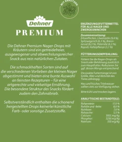 Dehner Premium Nager-Drops Mix, 3 x 140 g Sale