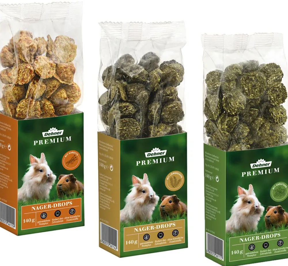 Dehner Premium Nager-Drops Mix, 3 x 140 g Sale