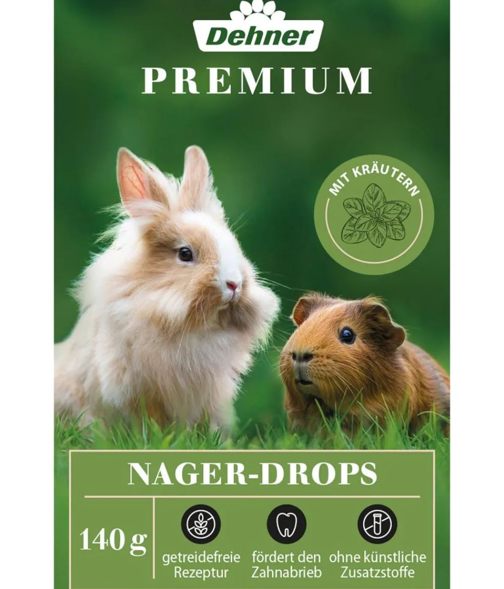 Dehner Premium Nagersnacks > Nager-Drops, 3 x 140 g