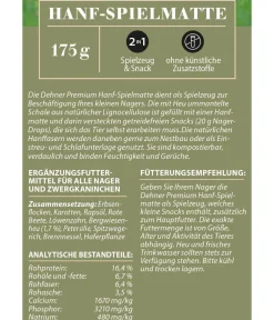 Dehner Premium Nager-Hanf-Spielmatte, 175 g Best