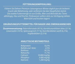 Dehner Premium Nagersnack Saisongenuss Winter, 500 g Hot
