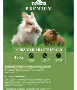 Dehner Premium Nagersnacks - Nagersnack Würziger Kräuterwald, 400 g