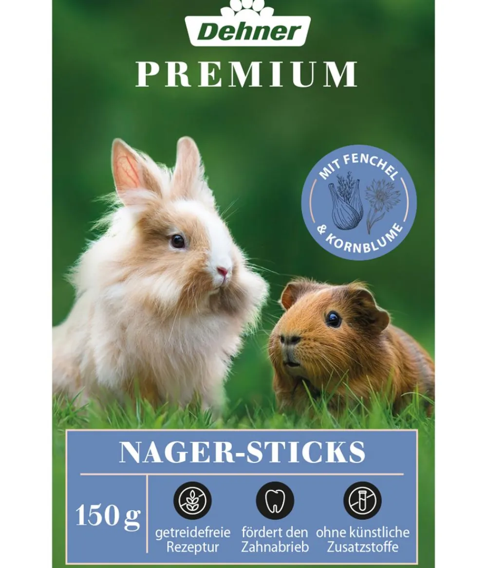 Dehner Premium Nagersnacks > Nager-Sticks getreidefrei, 3 x 150 g