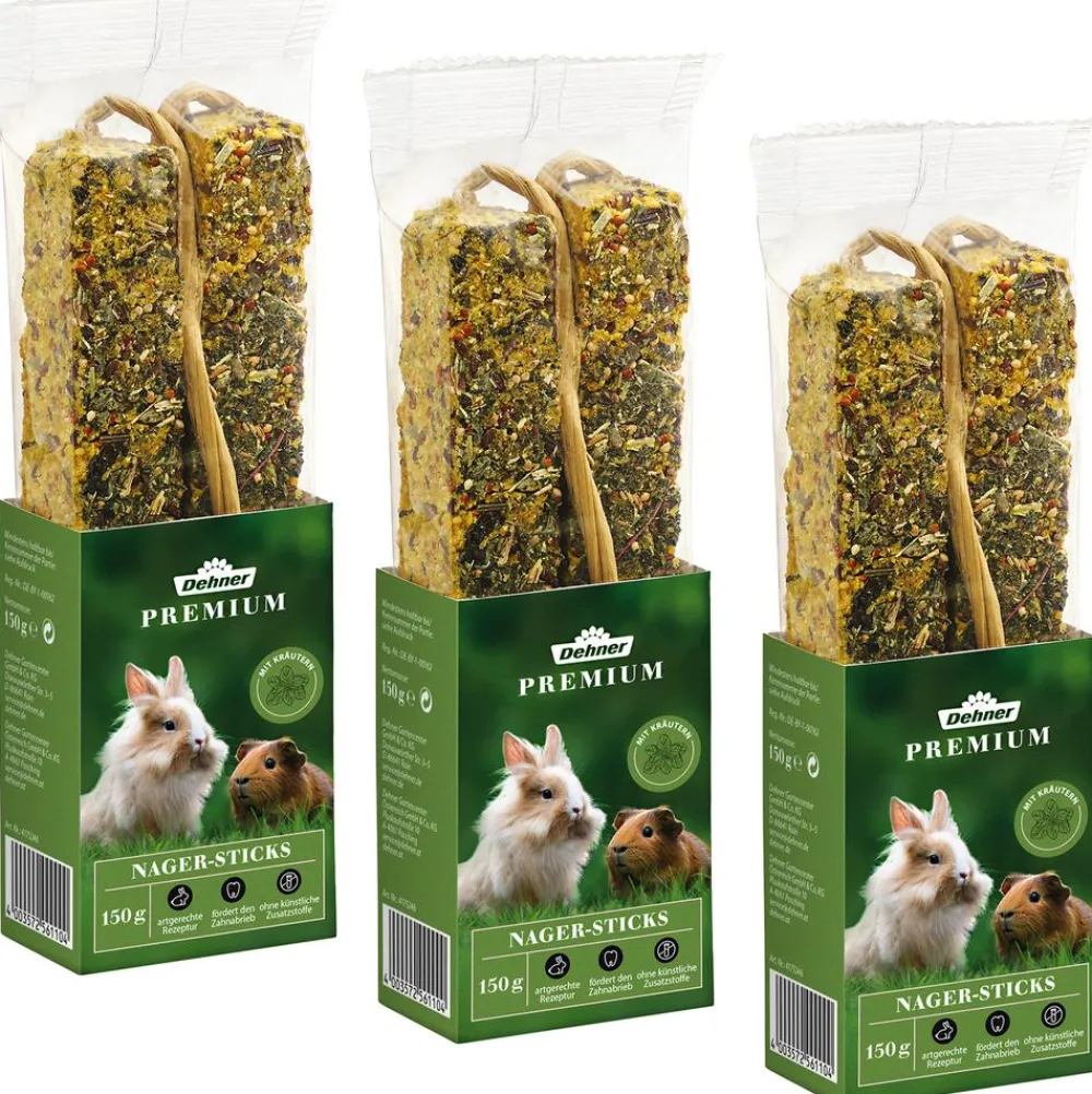 Dehner Premium Nagersnacks > Nager-Sticks, 3 x 150 g