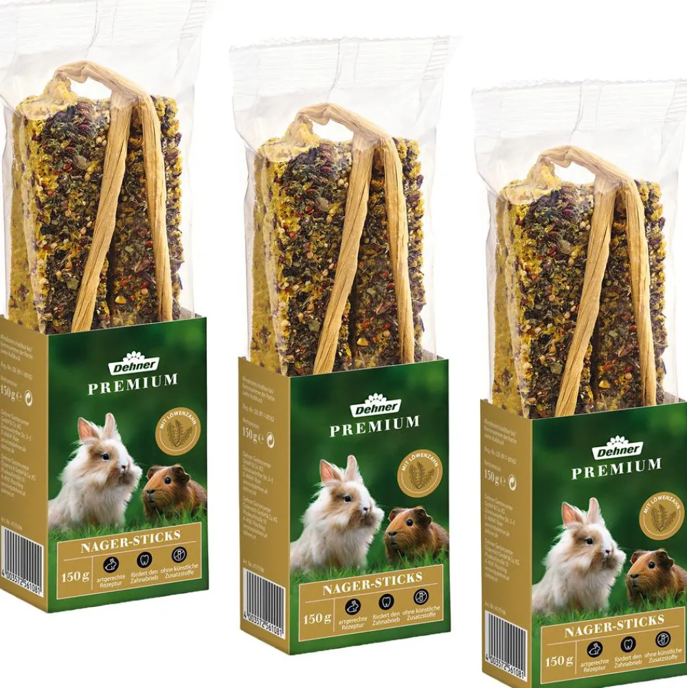 Dehner Premium Nager-Sticks, 3 x 150 g Clearance
