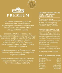 Dehner Premium Nager-Sticks, 3 x 150 g Clearance