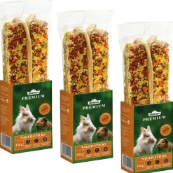 Dehner Premium Nagersnacks - Nager-Sticks, 3 x 150 g