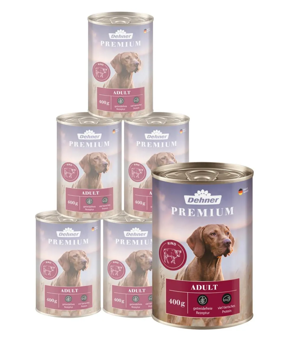 Dehner Premium Nassfutter für Hunde Adult Online