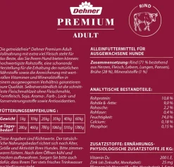 Dehner Premium Nassfutter für Hunde Adult Outlet