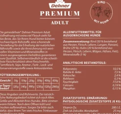 Dehner Premium Nassfutter Hund - Nassfutter für Hunde Adult
